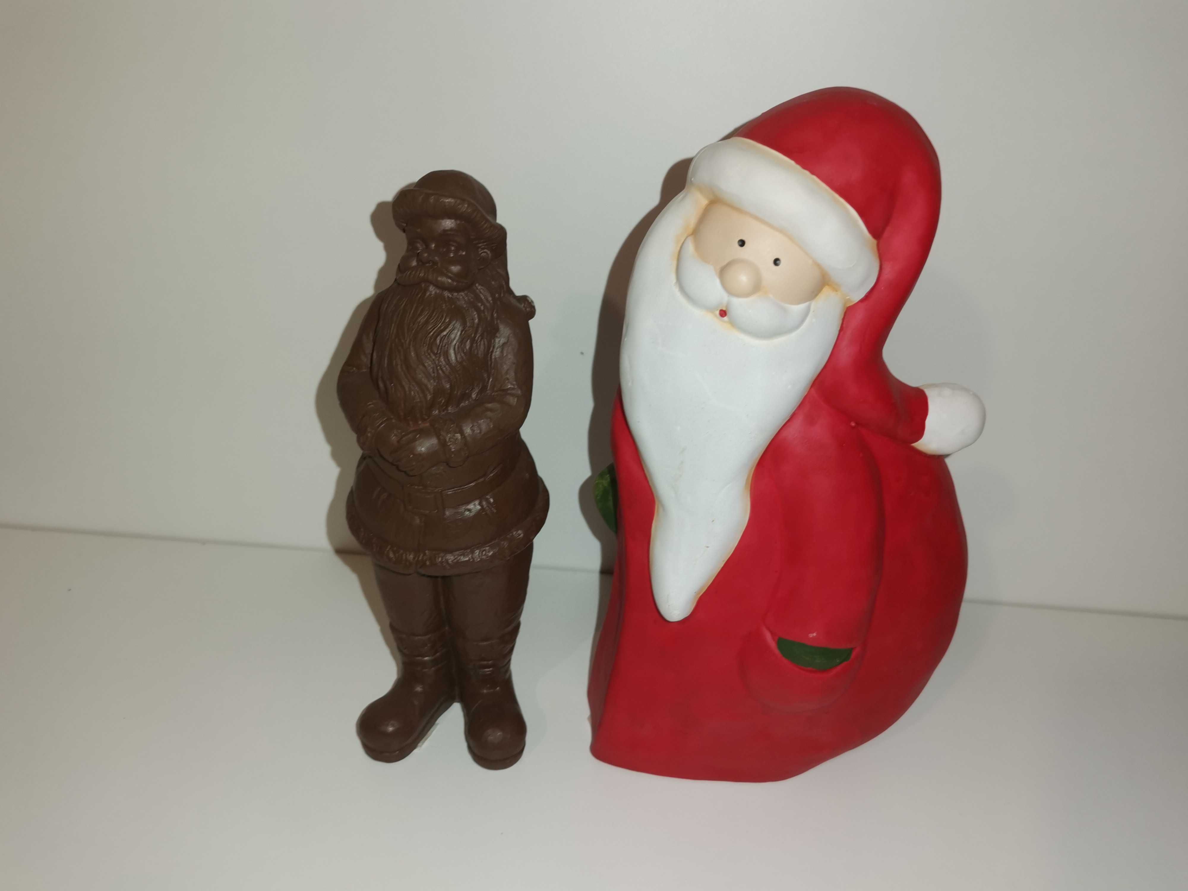 Ozdoby świąteczne - Figurki x 2 - Św. Mikołaj na Boże Narodzenie