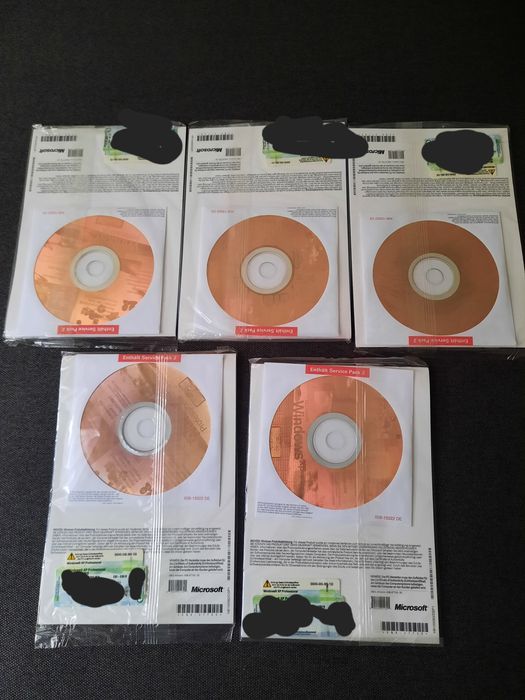 Windows XP Pro OEM DE 5 sztuk kolekcjonerski zestaw
Microsoft Windows