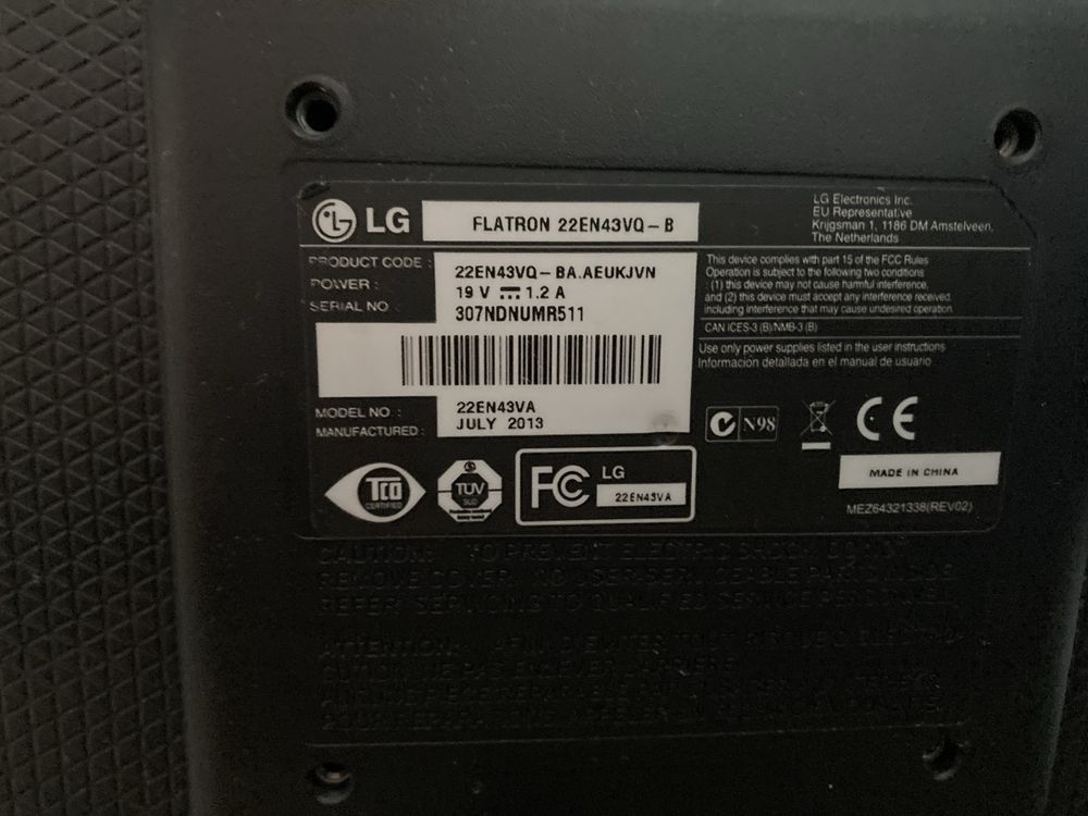 Monitor LG 22EN43 22 cale