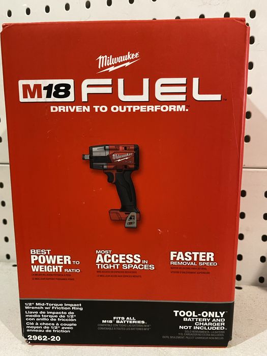 Milwaukee M18 Fuel 2962-20 гайковерт 881 Нм оригінал США