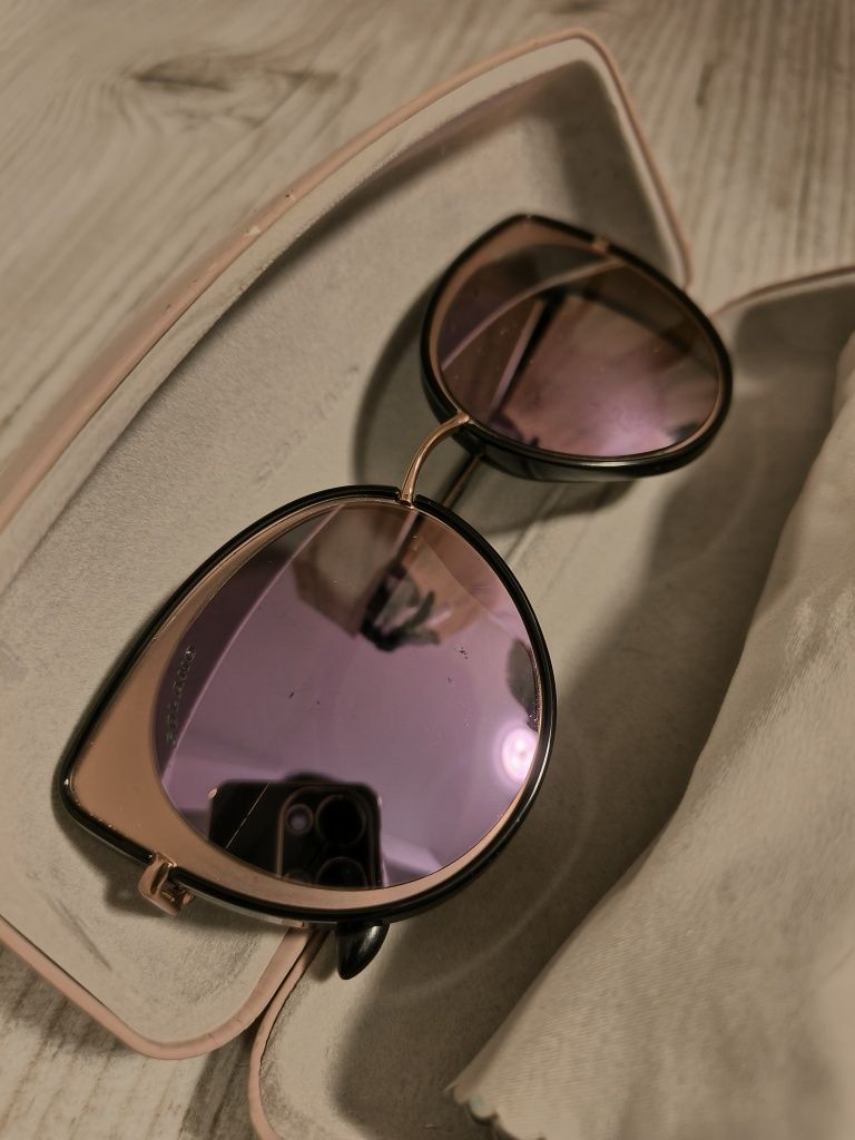 Okulary solano polarized różowe