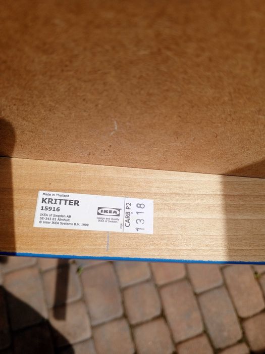 Ikea Stolik i 2 krzesła KRITTER