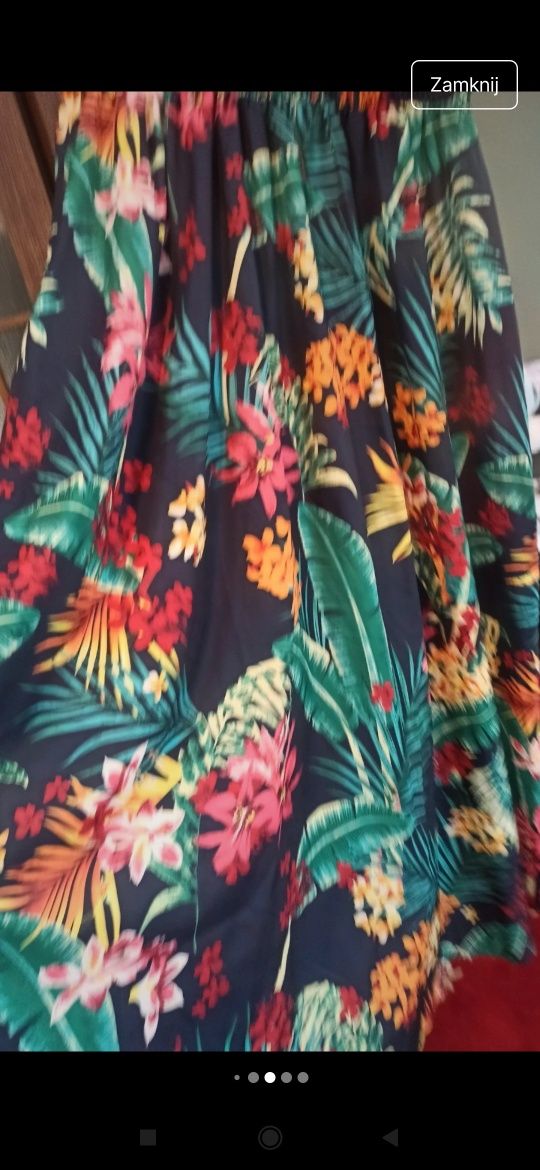 Kolorowa sukienka na lato xl/xxl