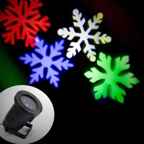 Проектор STAR SHOWER кольорові сніжинки