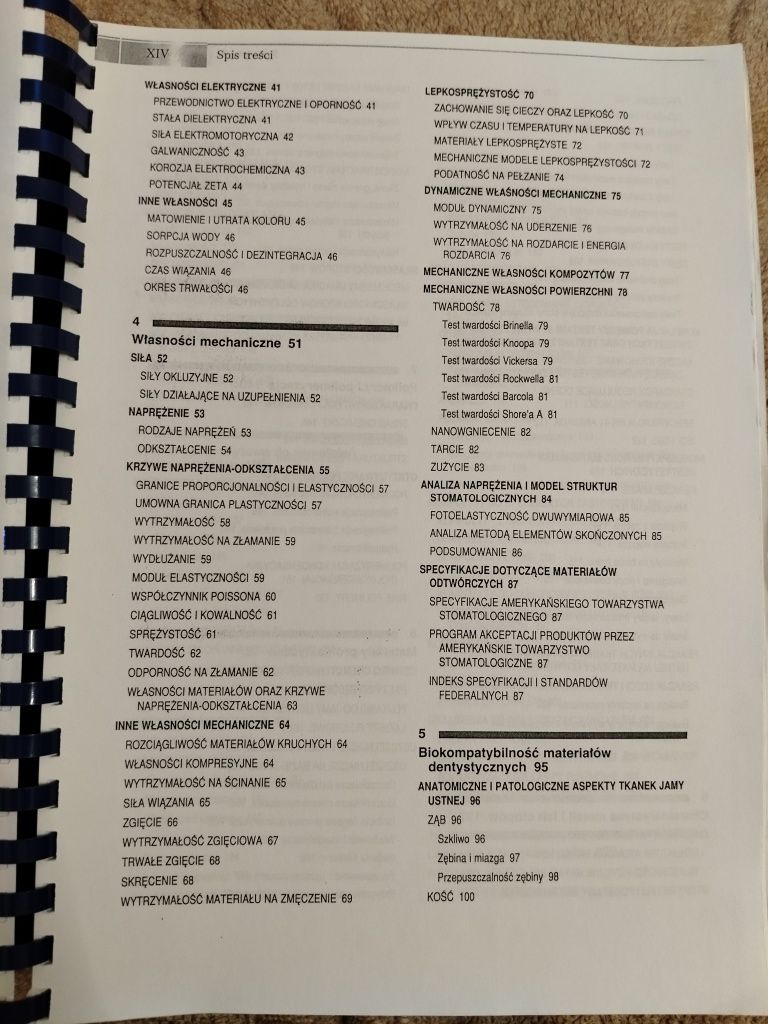 Książka materiały stomatologiczne