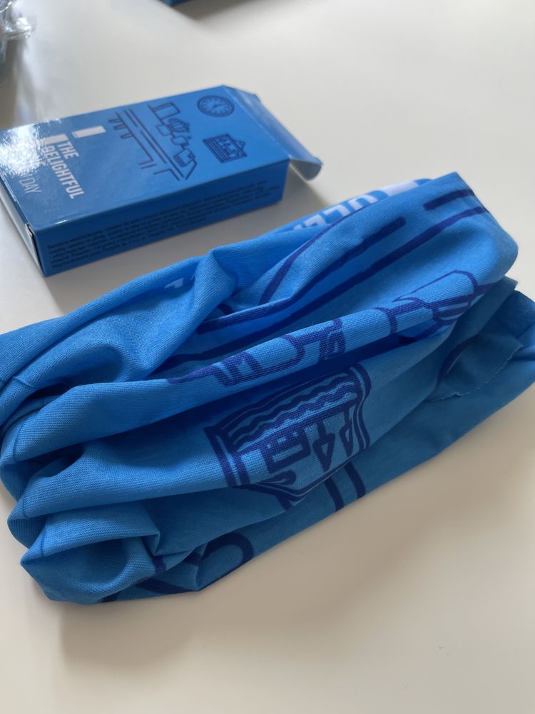 Bandana wielofunkcyjna szalik komin opaska nowa niebieska