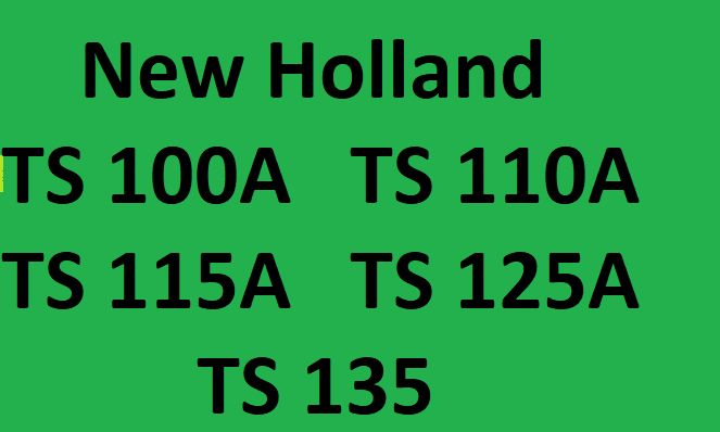 NEW HOLLAND TS 100A,110A, 115A, 125A, 135A instrukcja napraw PO POLSKU