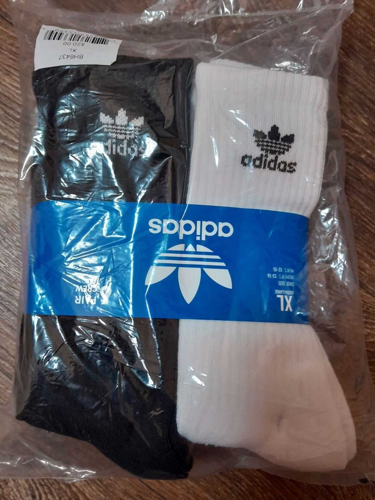 Носки Adidas Оригинал,США,XL мужские, упаковка 6 пар, шкарпетки