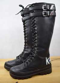 Karl Lagerfeld TREKKA HI LEG BUCKLE platformie 41