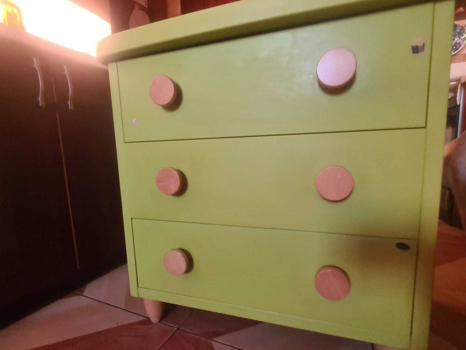 Szafka komoda zielona