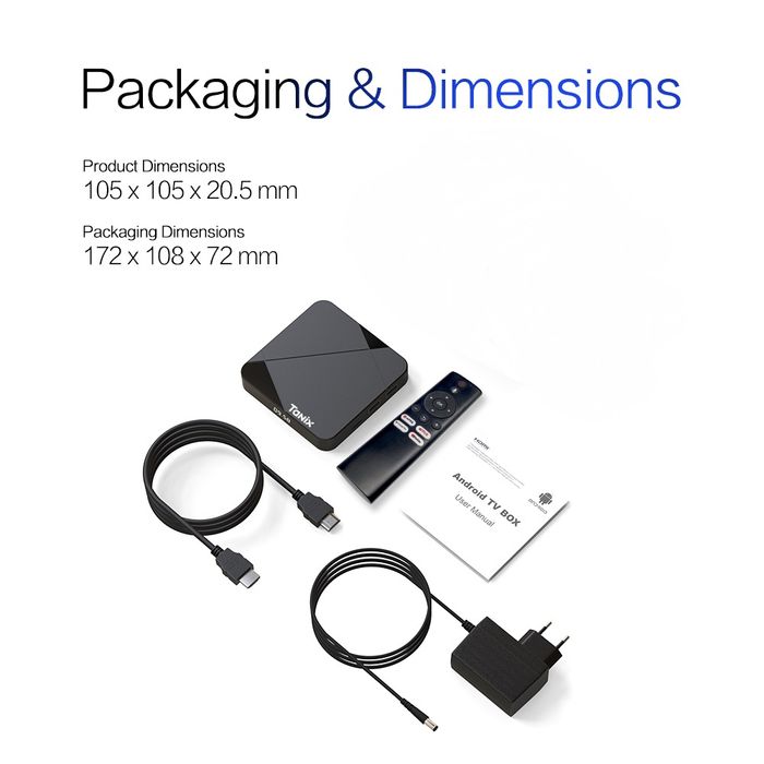 Tanix TX5 S905Y5 4GB/32GB Wifi 6 Android 14 TV Box