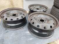 Felga stalowa 3 sztuki Dacia Renault 15