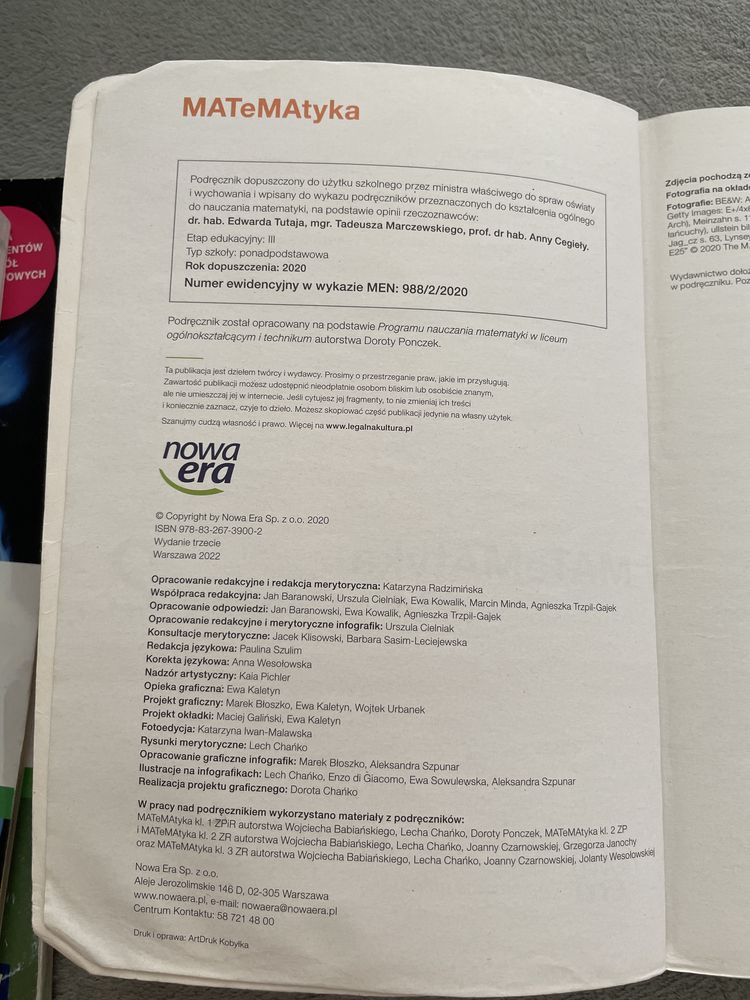 Matematyka 2 Podręcznik dla liceum i technikum