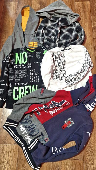 Худи на мальчика, рр. 134-140, пакетом