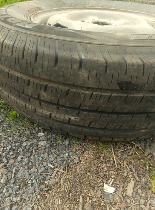 FELGA KOŁO + OPONA 215/75 R16C ford transit komplet 4 sztuki