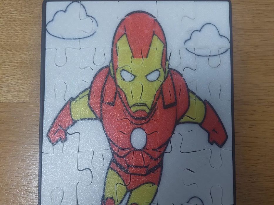 Puzzle Infantil Homem de Ferro