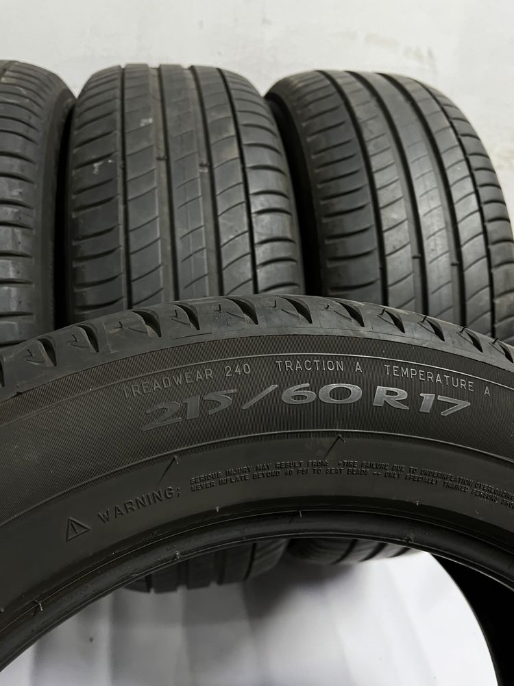 4 opony letnie 215/60 R17 Michelin Primacy 3   7mm 2019r