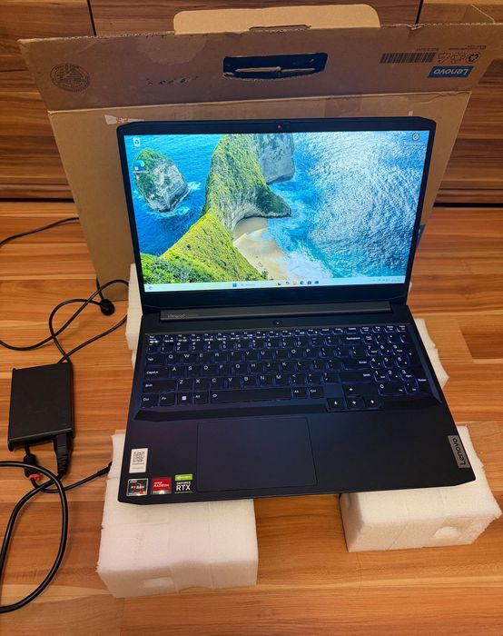 Najtaniej Mocny laptop Lenovo 16/512GB Rtx 3050ti 144HZ Ryzen 5 Gaming