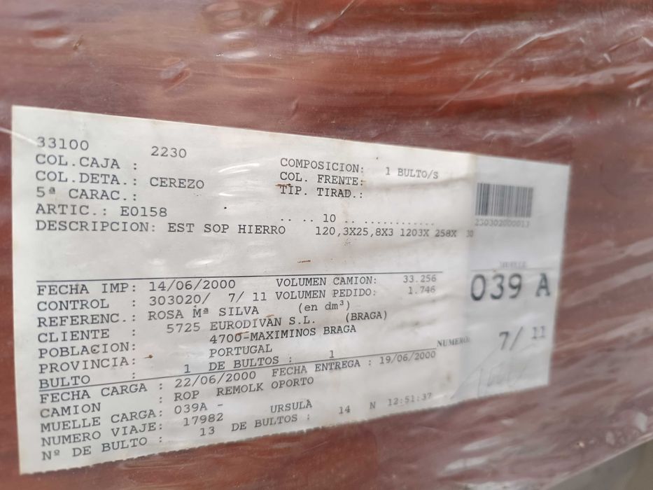 2 Estantes de parede Prateleiras de madeira forte