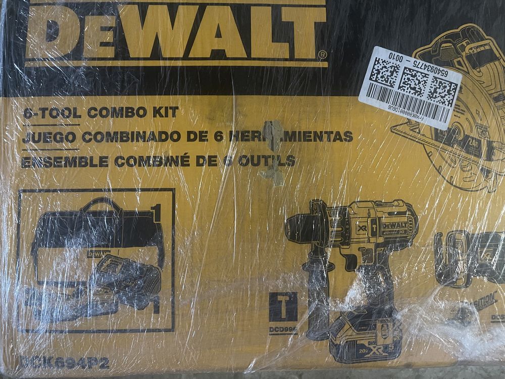 DEWALT 20V MAX Power (DCK694P2) з батареями та зарядкою