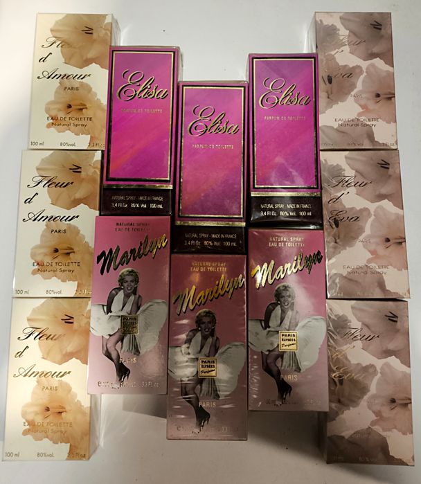 Туалетная вода 90х новые Elisa ,Marilyn, Fleur d Eva, Fleur d Amour