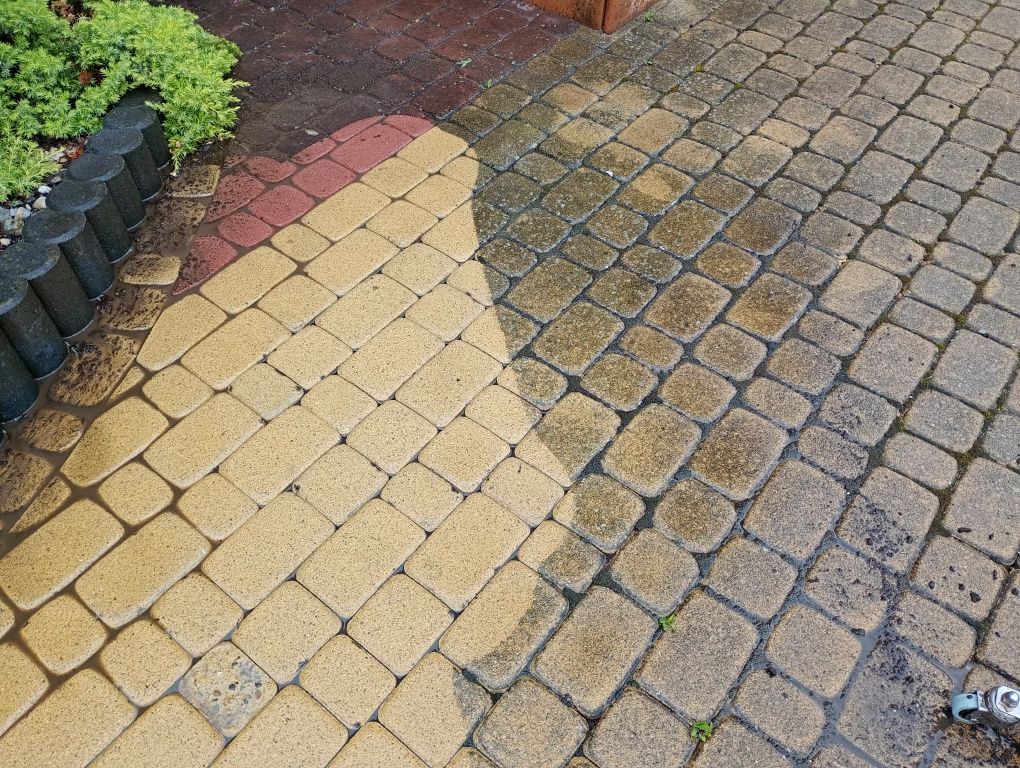 Mycie Kostki, Mycie Ogrodzeń, Mycie Elewacji,Mycie Dachów, Sprzątanie