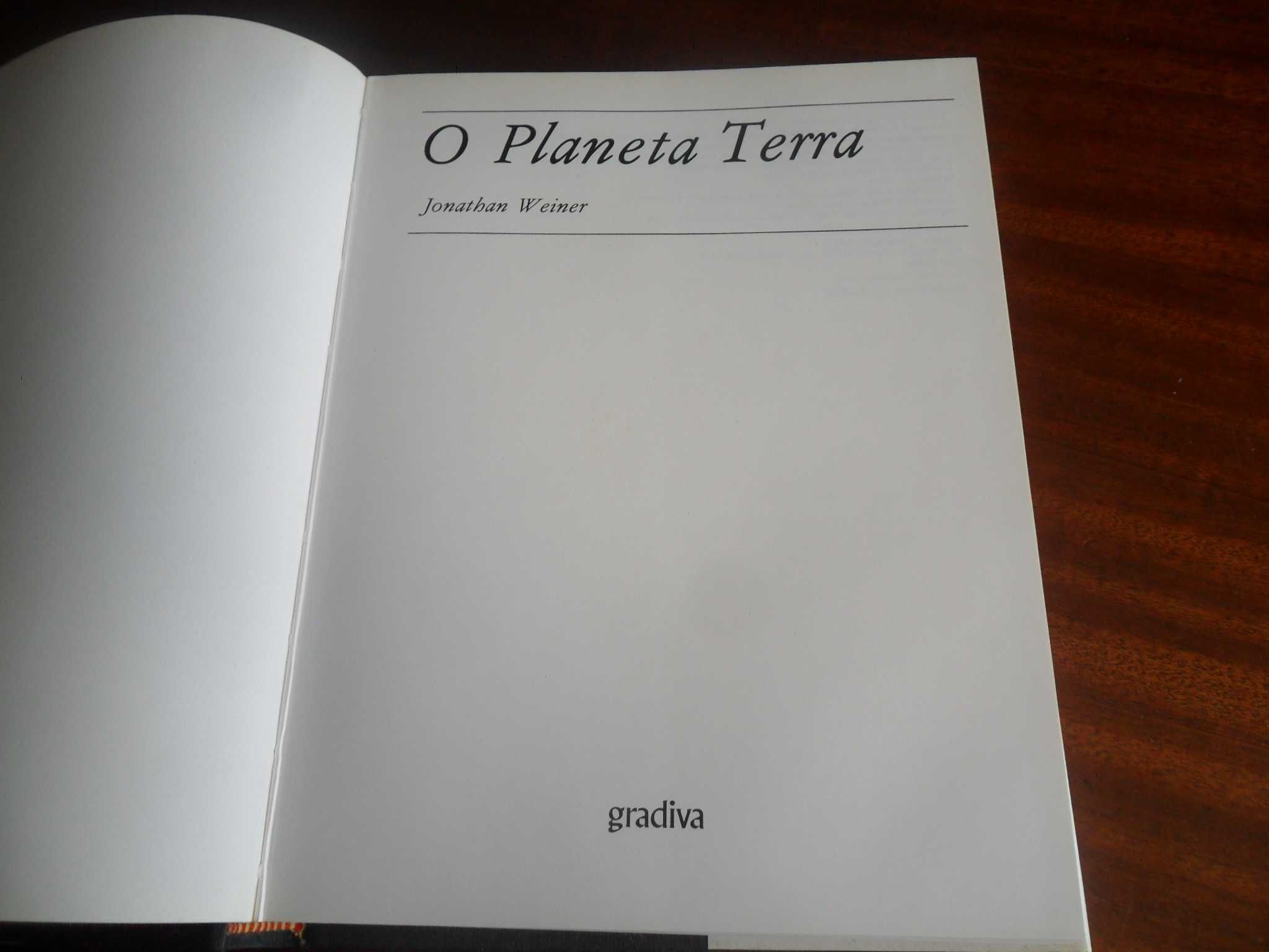 "Planeta Terra" de Jonathan Weiner - 1ª Edição de 1987