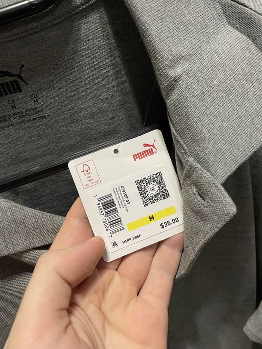 Футболка поло Puma, нова, розмір М, оригінал