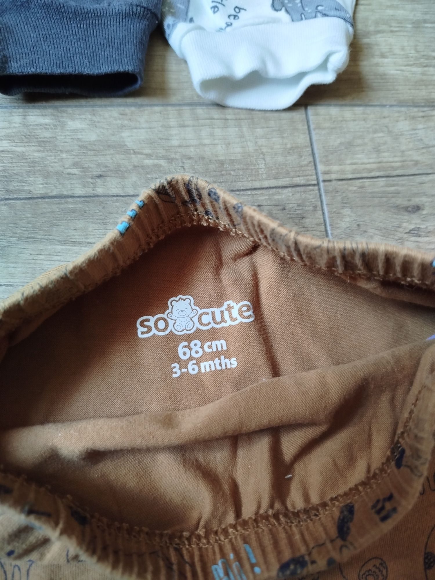 Zestaw, komplet spodnie, legginsy 62 / 68, 7 par