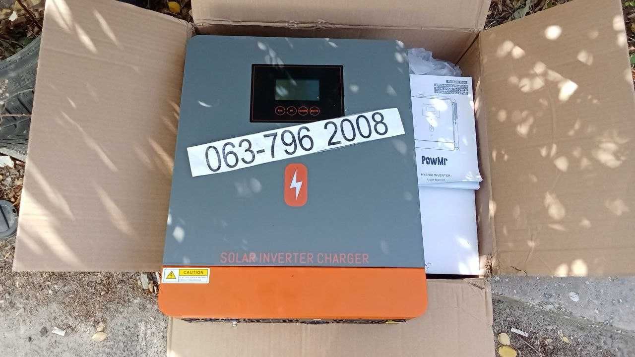 Гибридный инвертор 6,2 кВт PowMr 48v 6.2kW POW-HVM6.2M-48V-N днепр