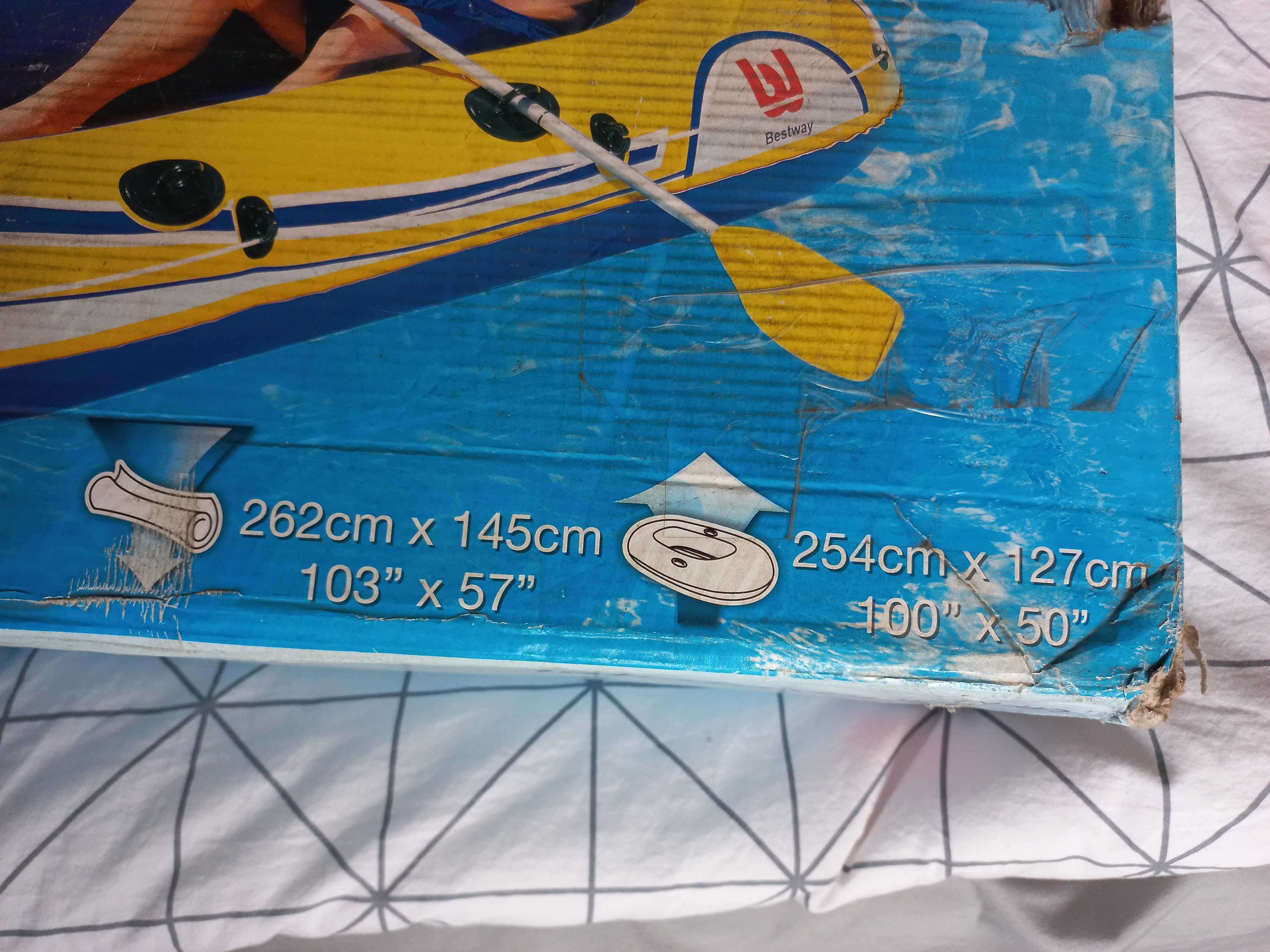 ponton Bestway Hydro-Force Raft Tratwa 225 kg , 2 wiosła