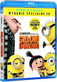 Gru,Dru i Minionki 3D Blu-ray 3D + Blu-ray (Nowy w folii)