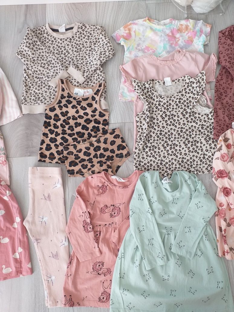 Zestaw ubrań + buty roz.24 dla dziewczynki H&M roz.86/92