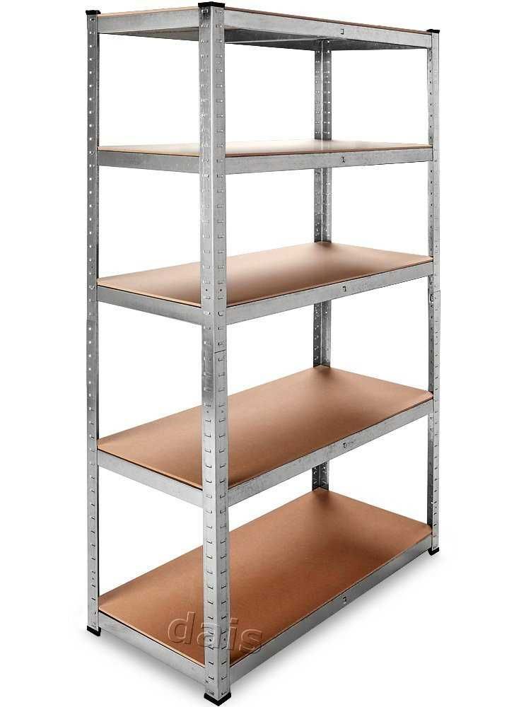 NOWY REGAŁ METALOWY Magazynowy 90x40x180 5 półek 750kg Stabilny