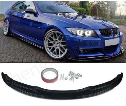 Dokładka Zderzaka Splitter BMW E90 E91 PRE CZARNY POŁYSK / CARBON