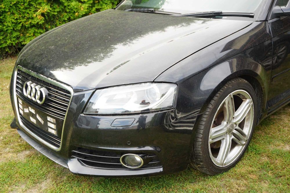 Audi a3 8P lift S-line Kompletny przód 3D maska zderzak xenon LZ9Y *