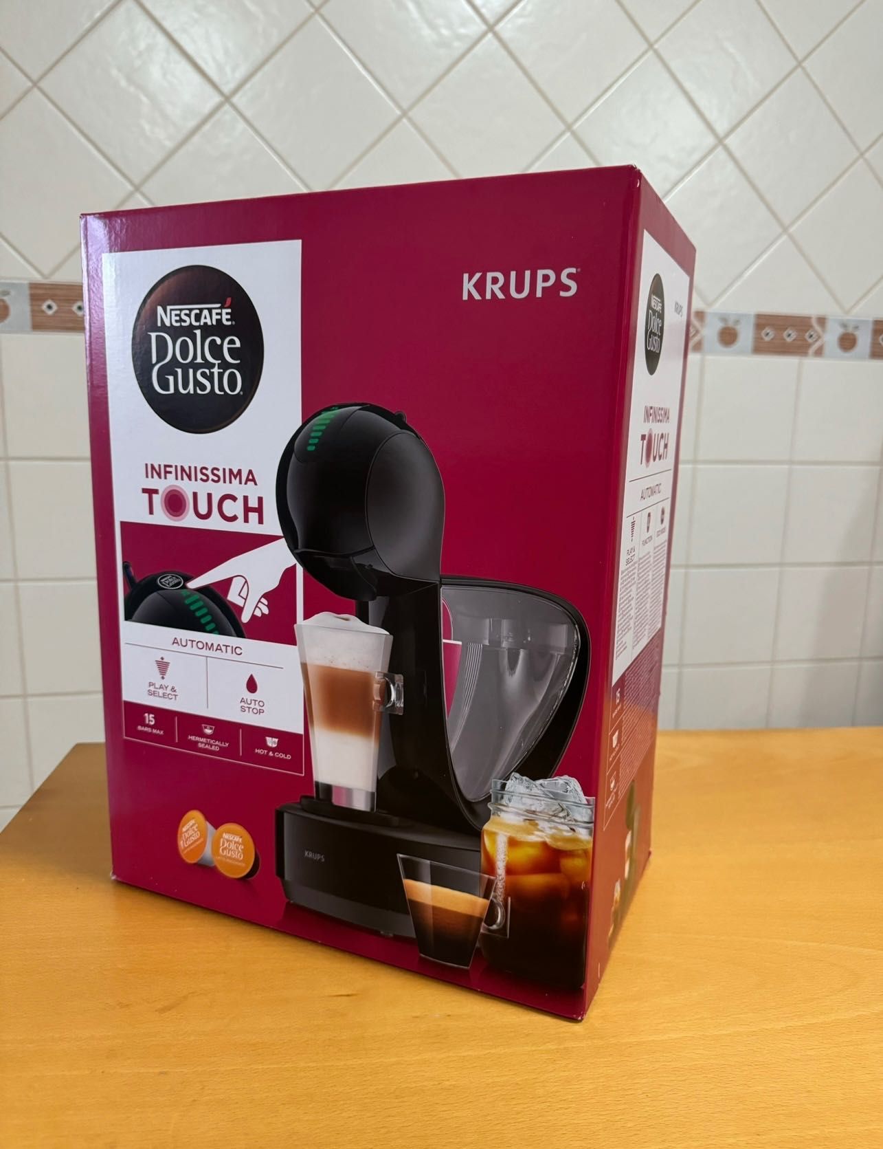 Máquina de Café DolceGusto INFINISSIMA TOUCH PRETA