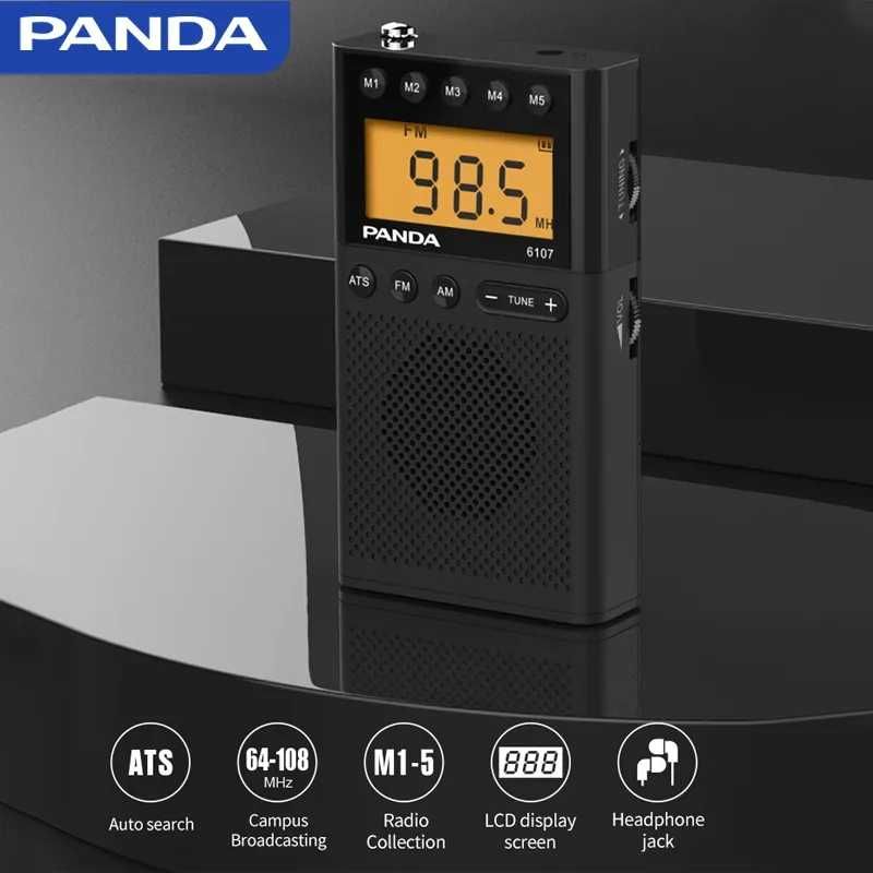 Radio Radyjko kieszonkowe, przenośne PANDA 6107 - dla starszej osoby.