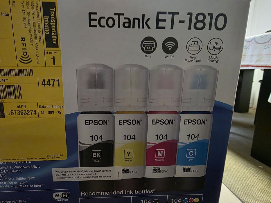 Tinteiros epson ecotank