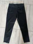 Legginsy Zara Basic z ozdobnymi guziczkami, wysoki stan