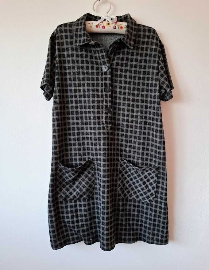 ZARA // Vestido quadrados // 11-12 anos