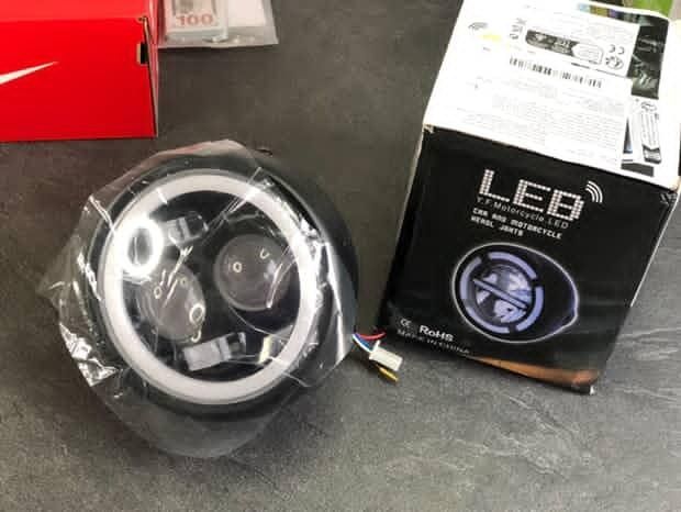 Led фара на Альфу, дельту в металевому корпусі