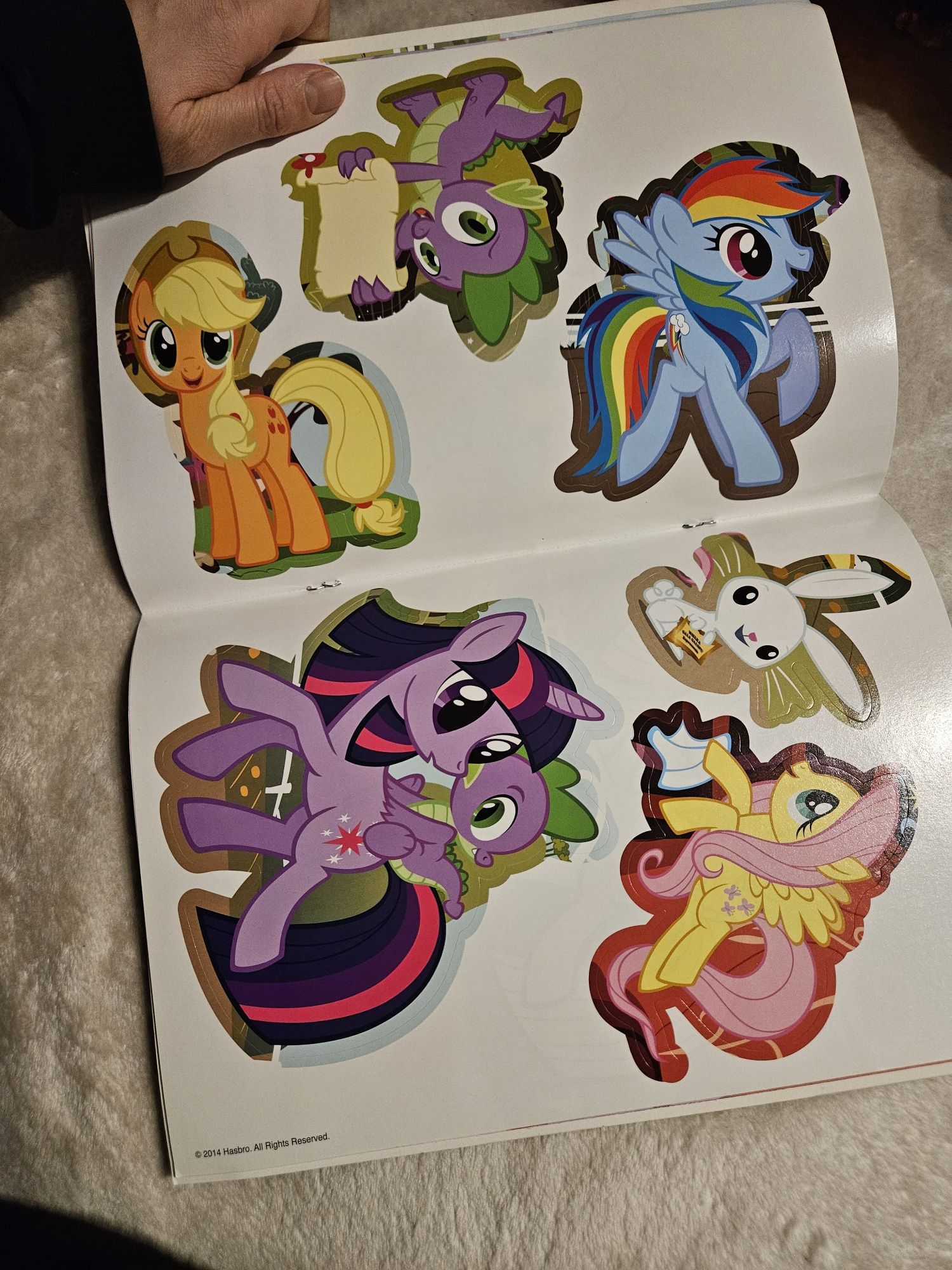 Książka My Little Pony Hasbro 2014 kolorowanka naklejki KupMiChceTo