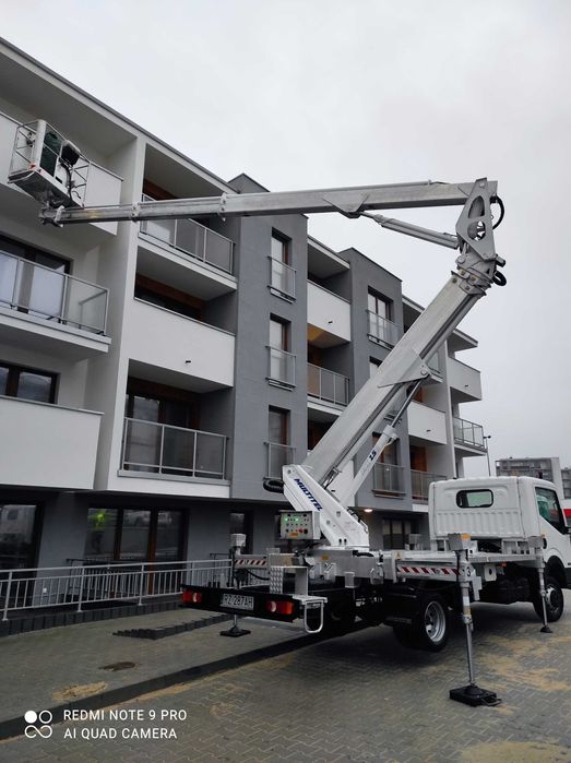 Usługi Zwyżką do 44 metrów Kielce,Podnośnik Koszowy Świętokrzyskie