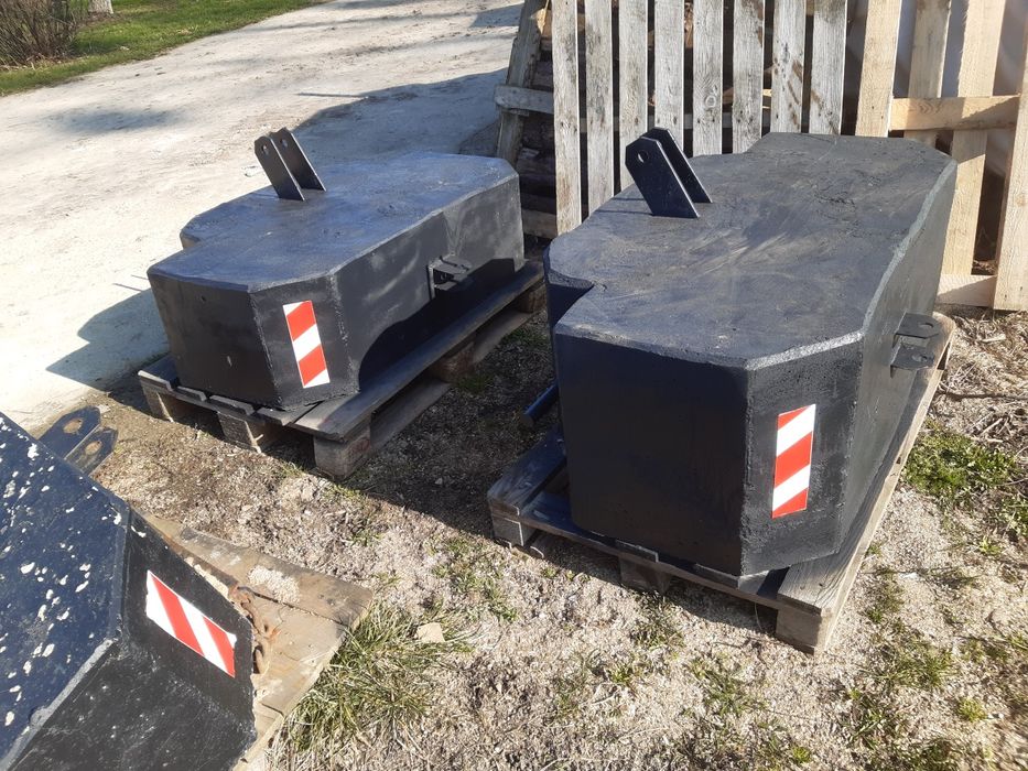 Obciaznik 550 balast 1000 wysylka 1200 na tuz wysylka 600 do ciągnika