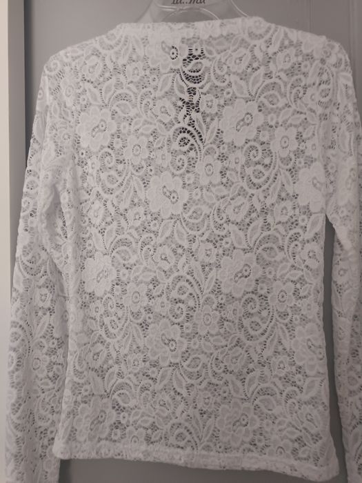 Bluzka damska by me koronkowa skin