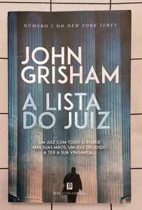 "A Lista do Juiz" de John Grisham