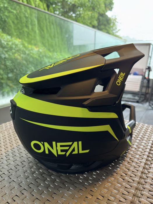 Rowerowy kask O'neal Transition V.23 black/neon yellow rozm. XL.