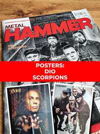 Metal Hammer 2016 - Fuzz, Plakaty: DIO, Scorpions