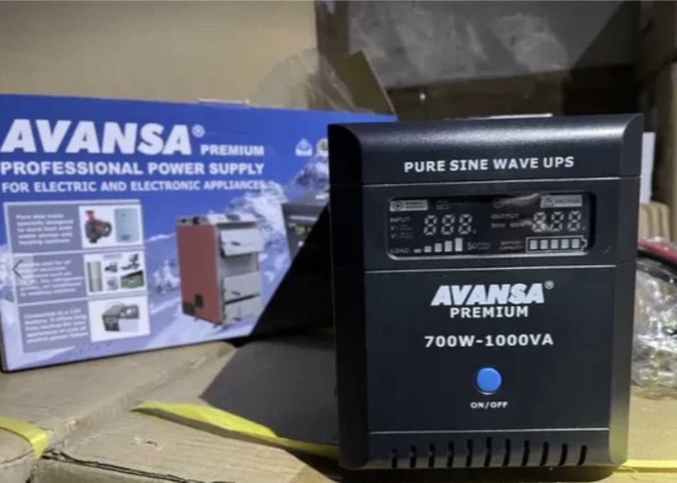 дбж ups чистий синус 700w для акумулятора з зарядкою 15a